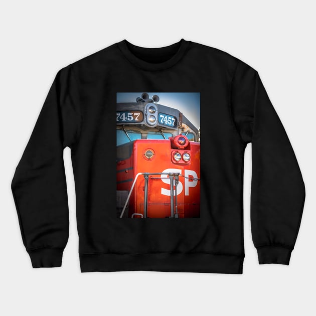 Southern Pacific Front end Friday Crewneck Sweatshirt by Bonita Vista Photography